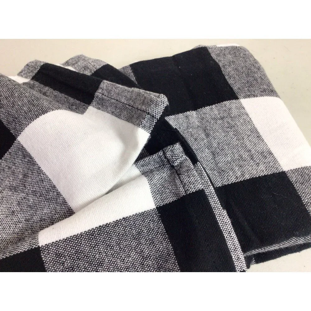 Buffalo Plaid Large Tablecloth Cotton 60 X 102 inches New